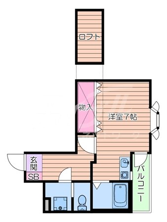 カルム香川Ⅱの物件間取画像